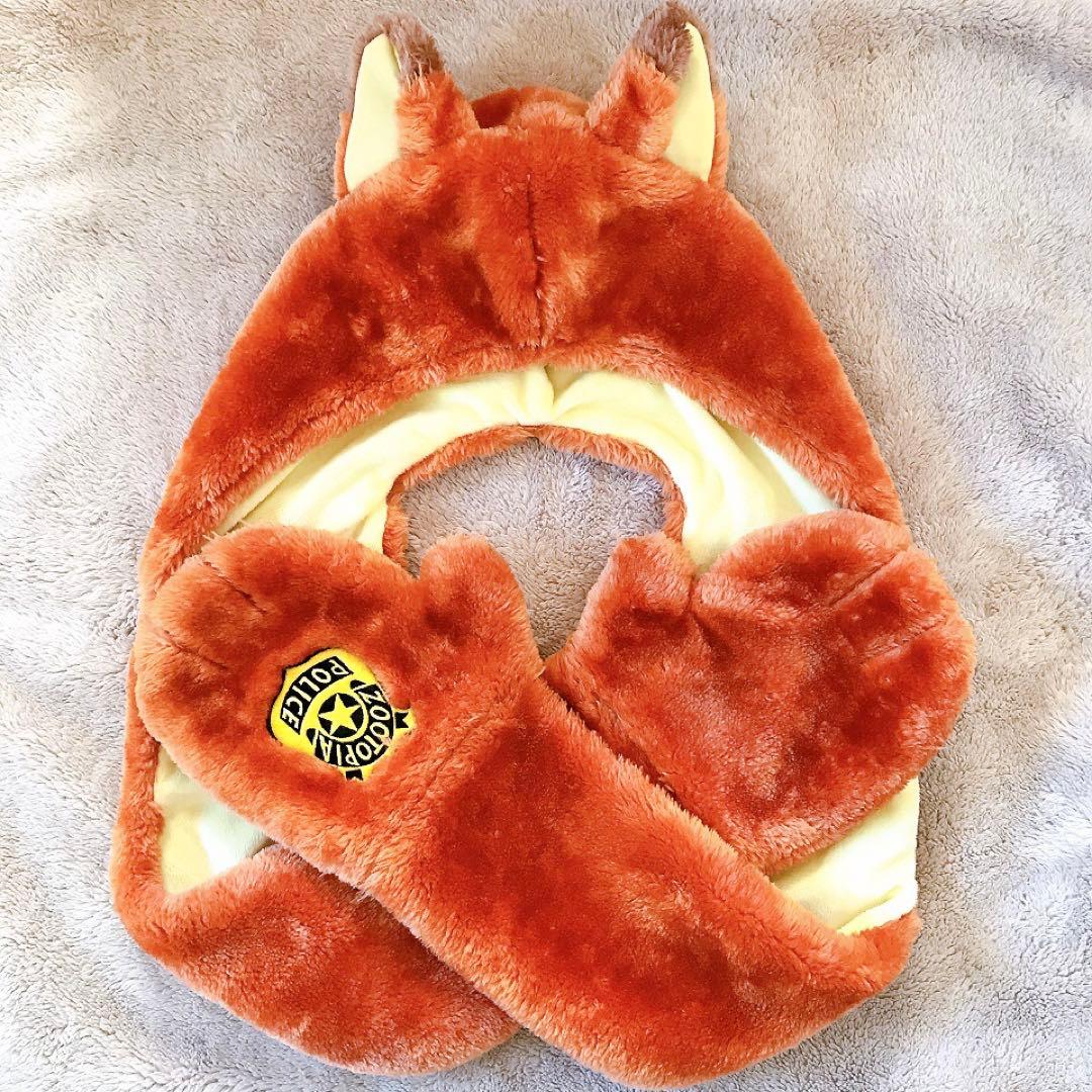 ディズニーリゾート☆ズートピア☆ニック☆ファンキャップ☆マフラー