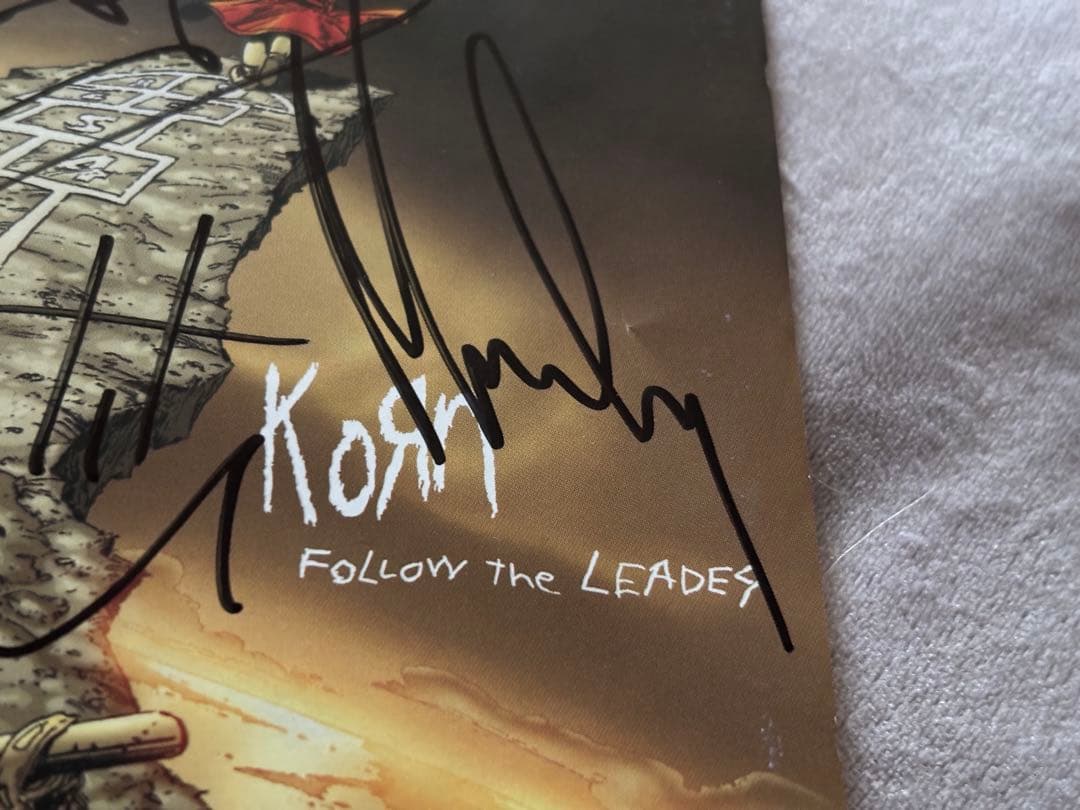 レア Korn サイン 限定CD コーン Follow the Leader - メルカリ