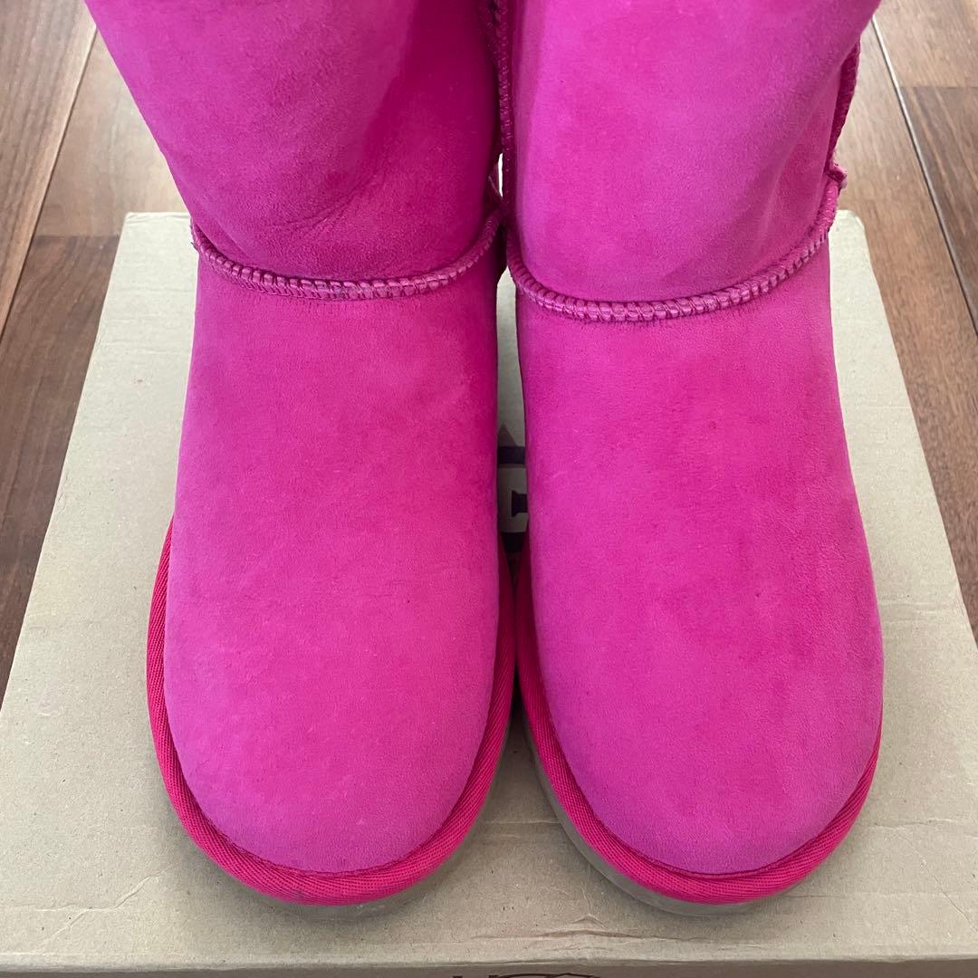 希少】UGG ムートンブーツ マジェンダ ピンク 27cm クラシックショート