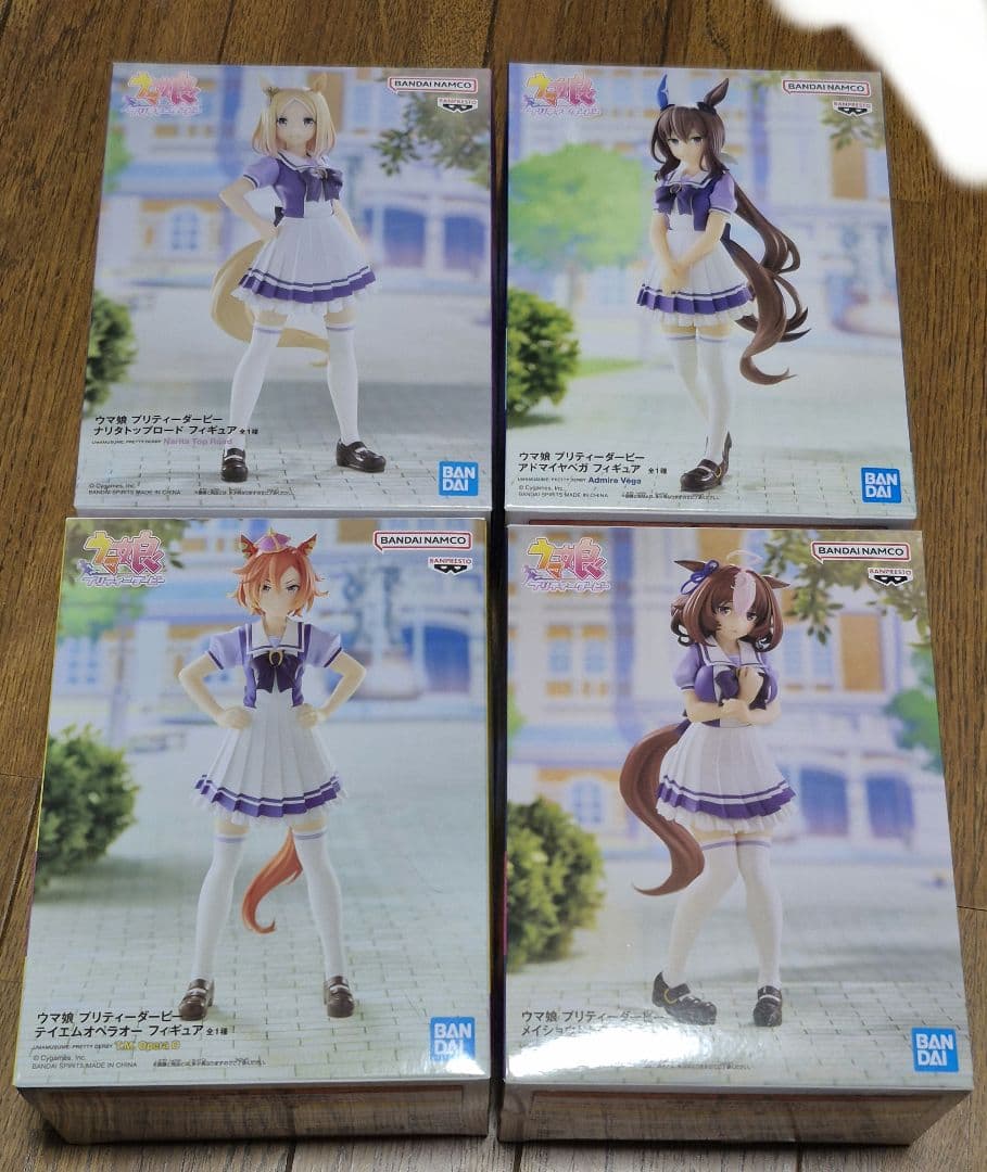 ウマ娘 フィギュアセット プライズ バンプレストブランドから『ウマ娘 プリティーダービー』のプライズ
