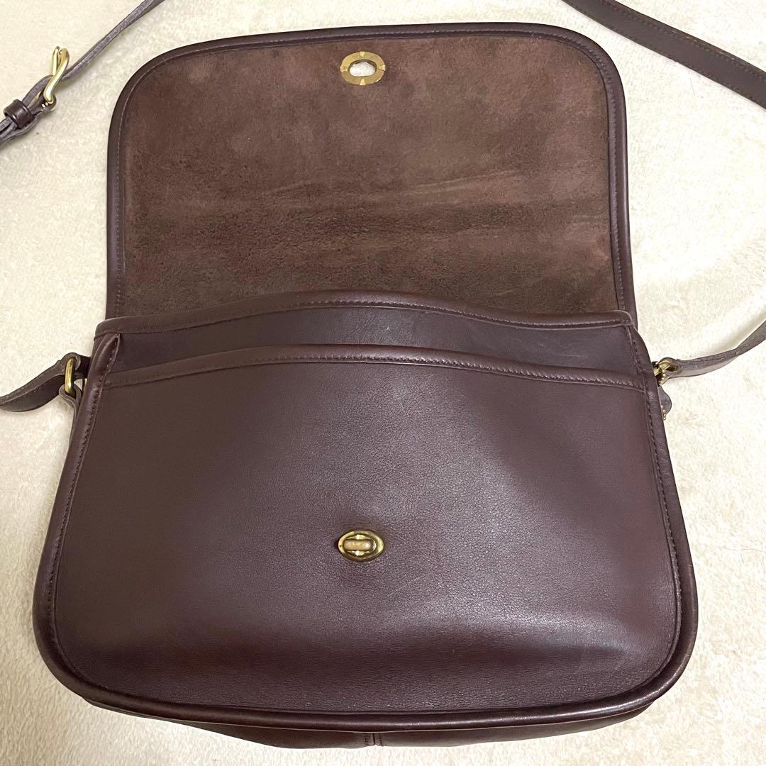 極美品】 オールドコーチ シティバッグ ショルダー ターンロック