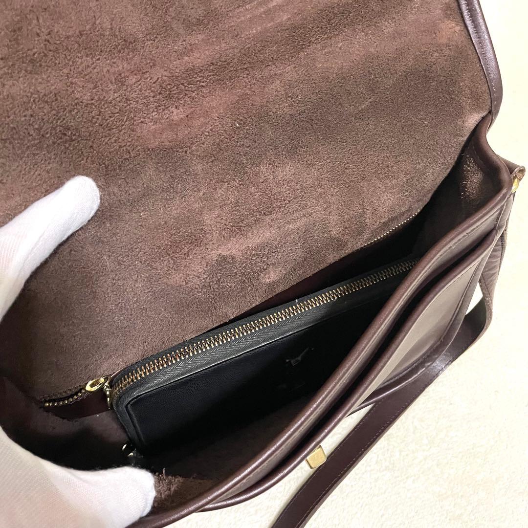 極美品】 オールドコーチ シティバッグ ショルダー ターンロック