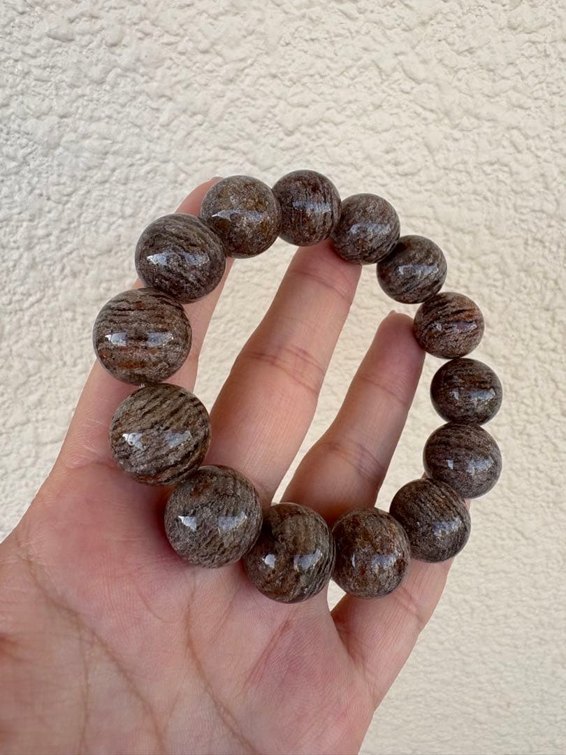 ♡高品質15ミリ後半♡千層ガーデンクォーツ ブレスレット