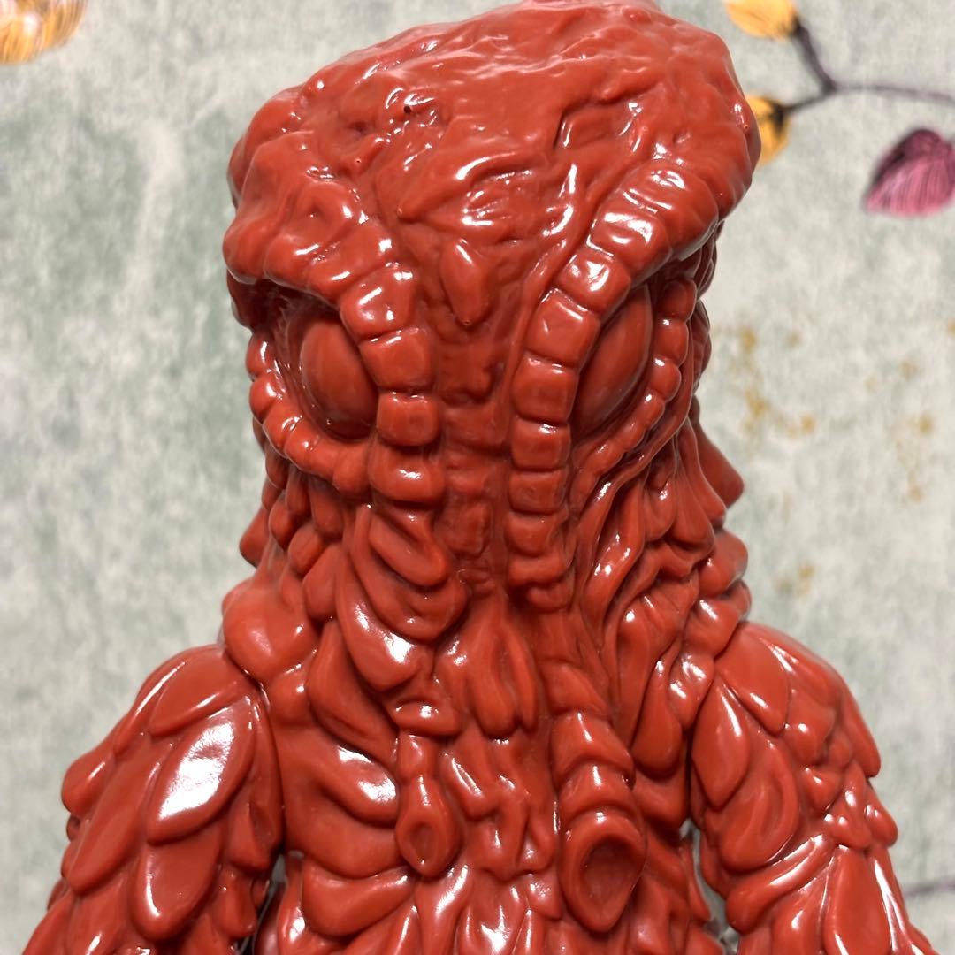 M1号 『ヘドラ』ゴジラ FINAL WARS版 ソフビ 未塗装 ブラウン成形