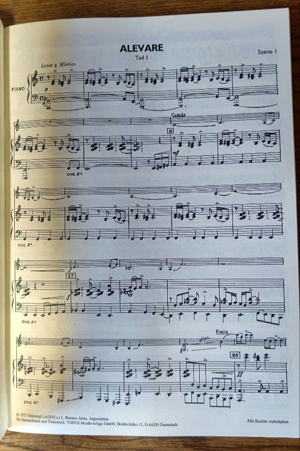 輸入楽譜♢アストル・ピアソラ ♢マリア・デ・ブエノスアイレス