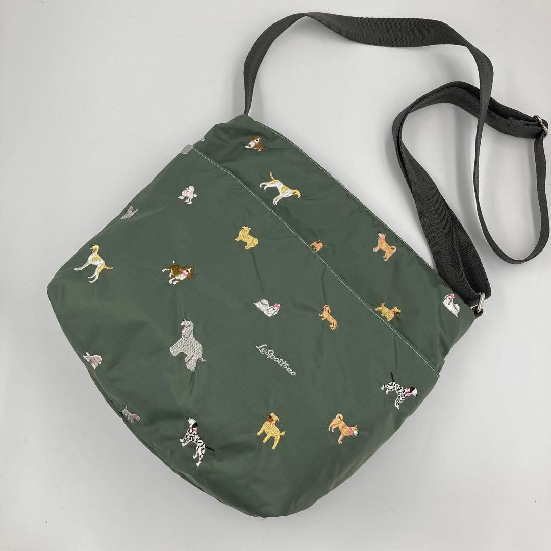 未使用級】レスポートサック ブリードオブドッグ ショルダーバッグ 犬