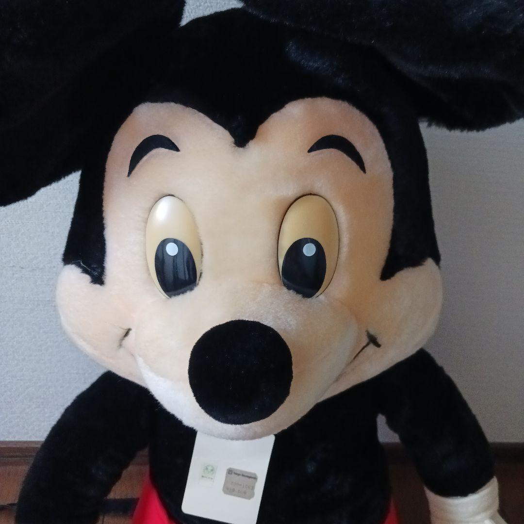 東京ディズニーランド ミッキーマウス ぬいぐるみ 昭和レトロ BIG