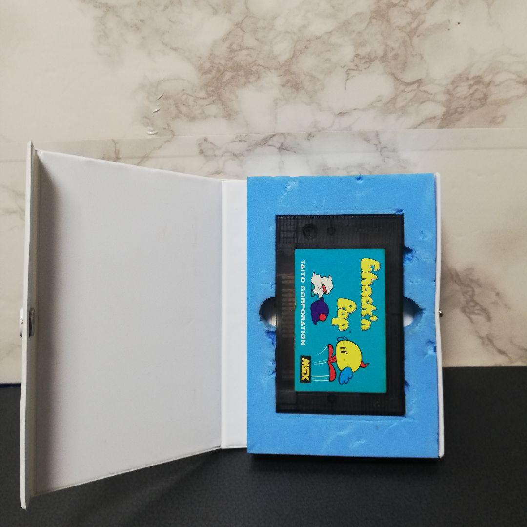 MSX　ちゃっくんぽっぷ　ケース取説付き　TAITO　chack'n pop