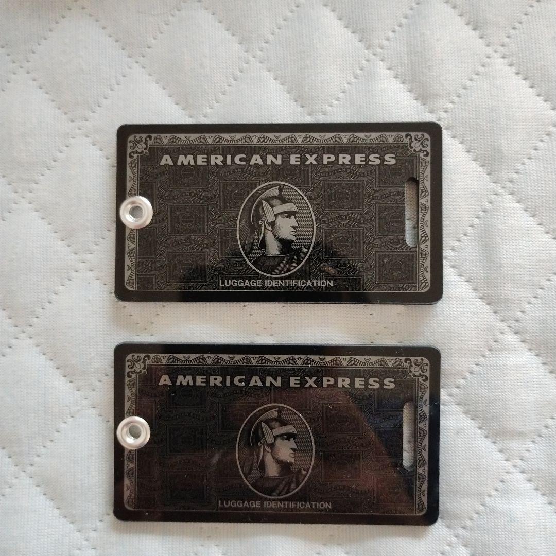 センチュリオン ブラックカード バゲッジタグ アメックス アメリカン