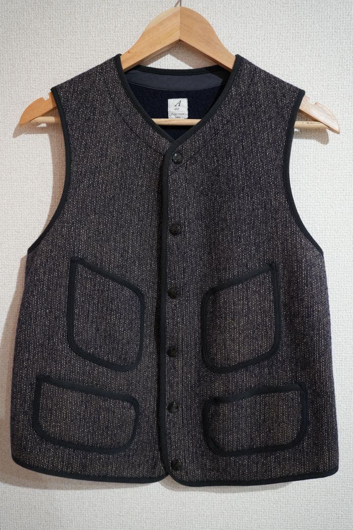 ANATOMICA BEACH CLOTH VEST ゴマ塩 ANATOMICA BEACH CLOTH VEST