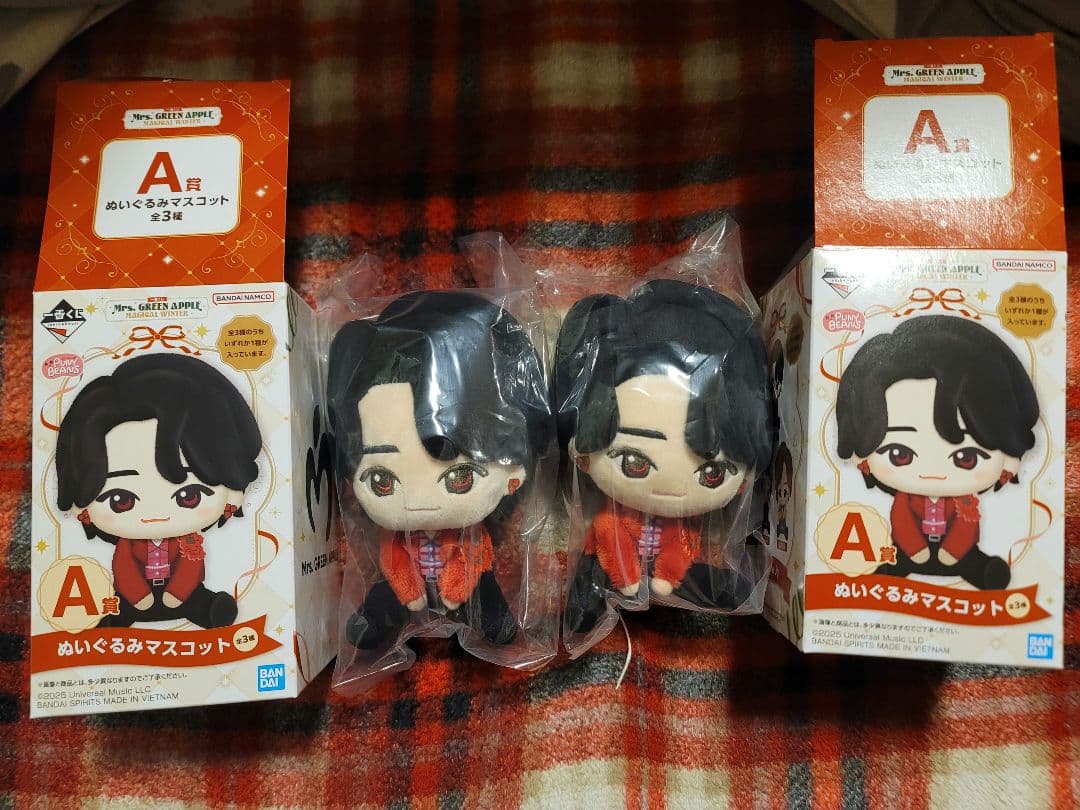 Mrs.GREEN APPLE 一番くじ A賞×3 B賞×1 大森元