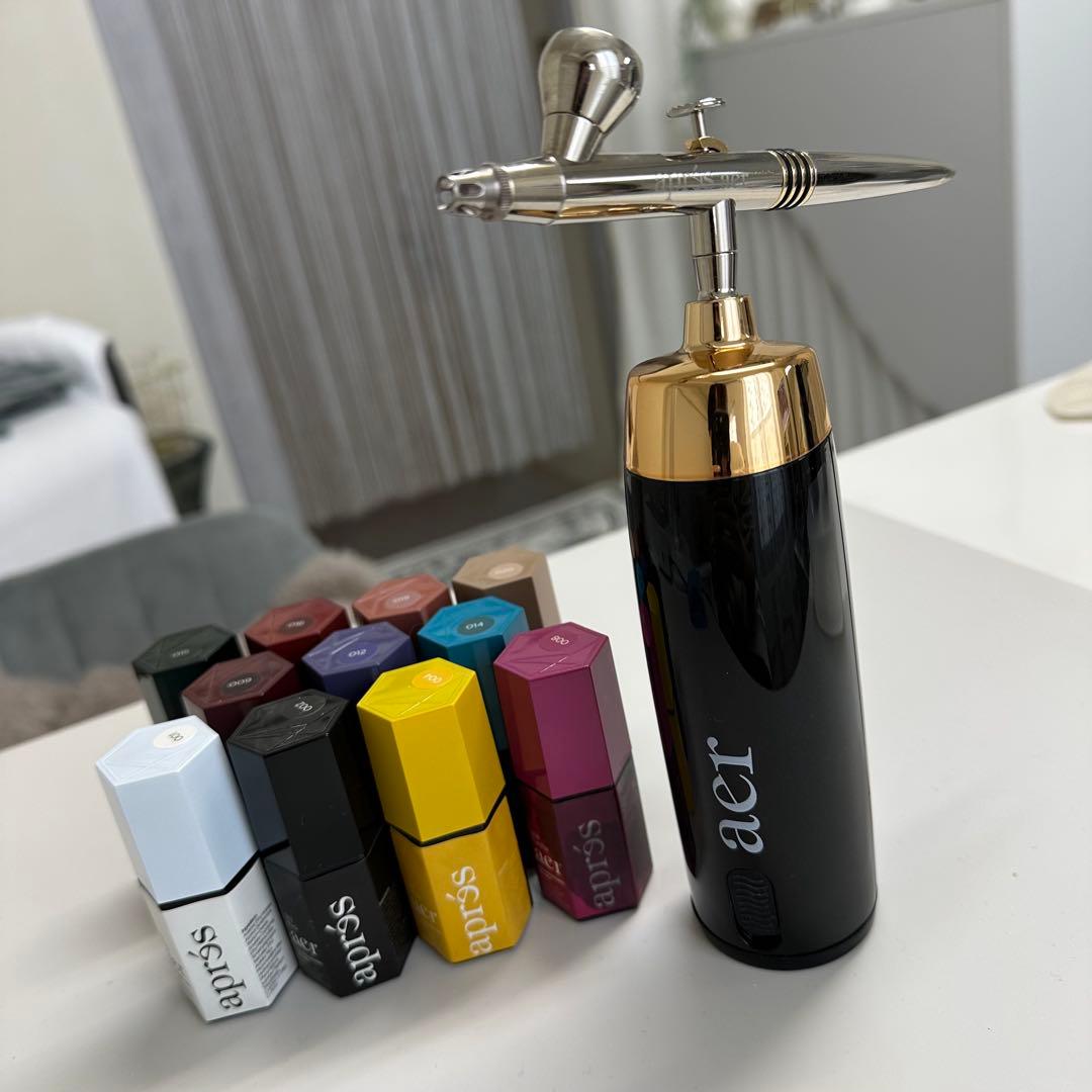 アプレ　apres エアブラシ Aer Gel マシン　カラーリキッド11色 Aprés FAVORITE Gel Couleur | NAILEX