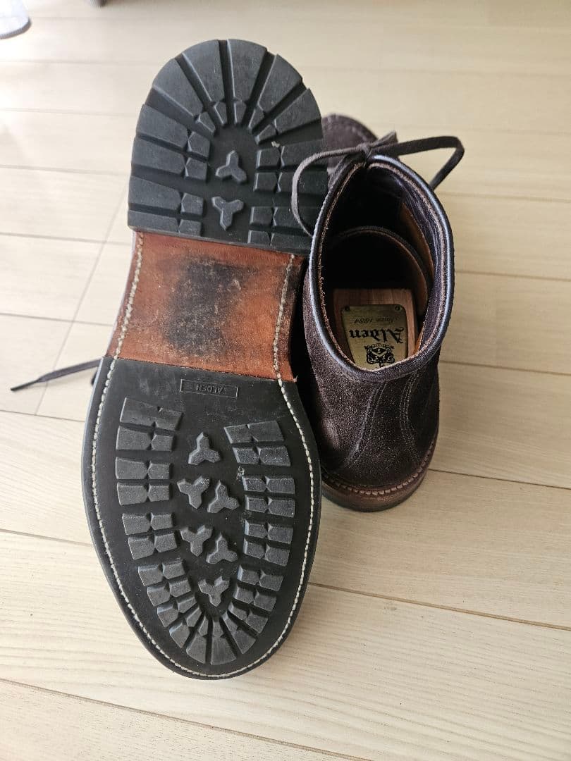 LeatherSoul別注 Alden タンカーブーツ 8D スエード - メルカリ