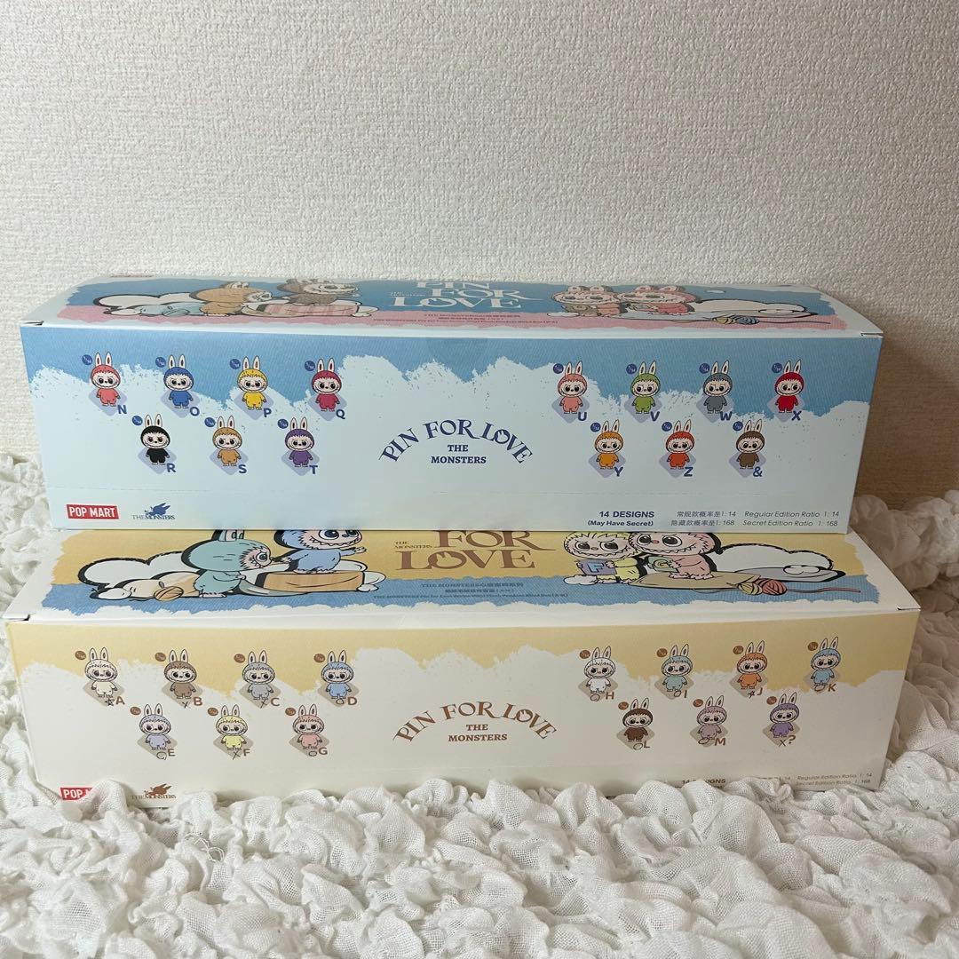 正規品未開封 PIN FOR LOVE モンスター 3個セット イニシャルラブブ