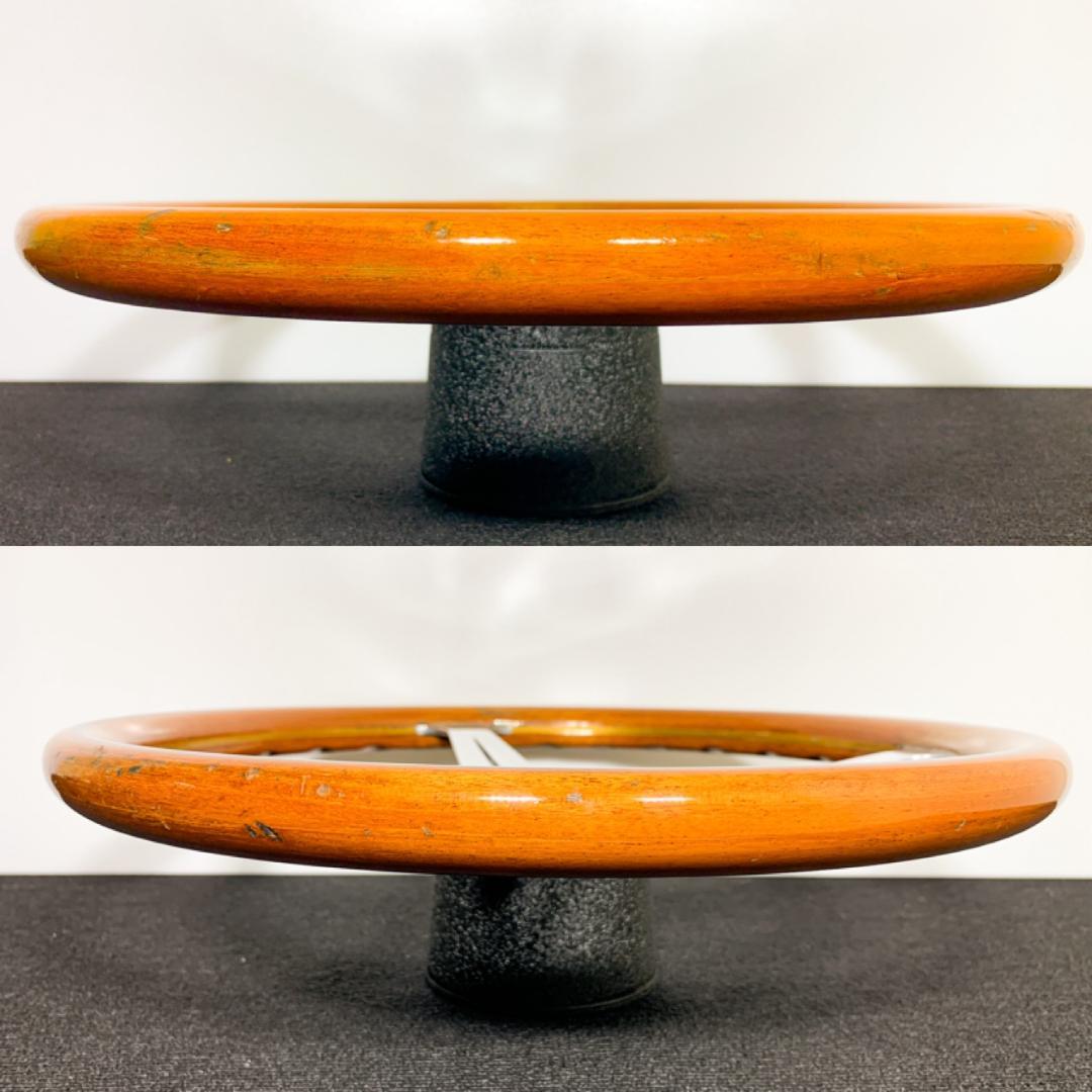 ナルディ クラシック ウッドステアリング おまけホーンボタン・ネジ6本