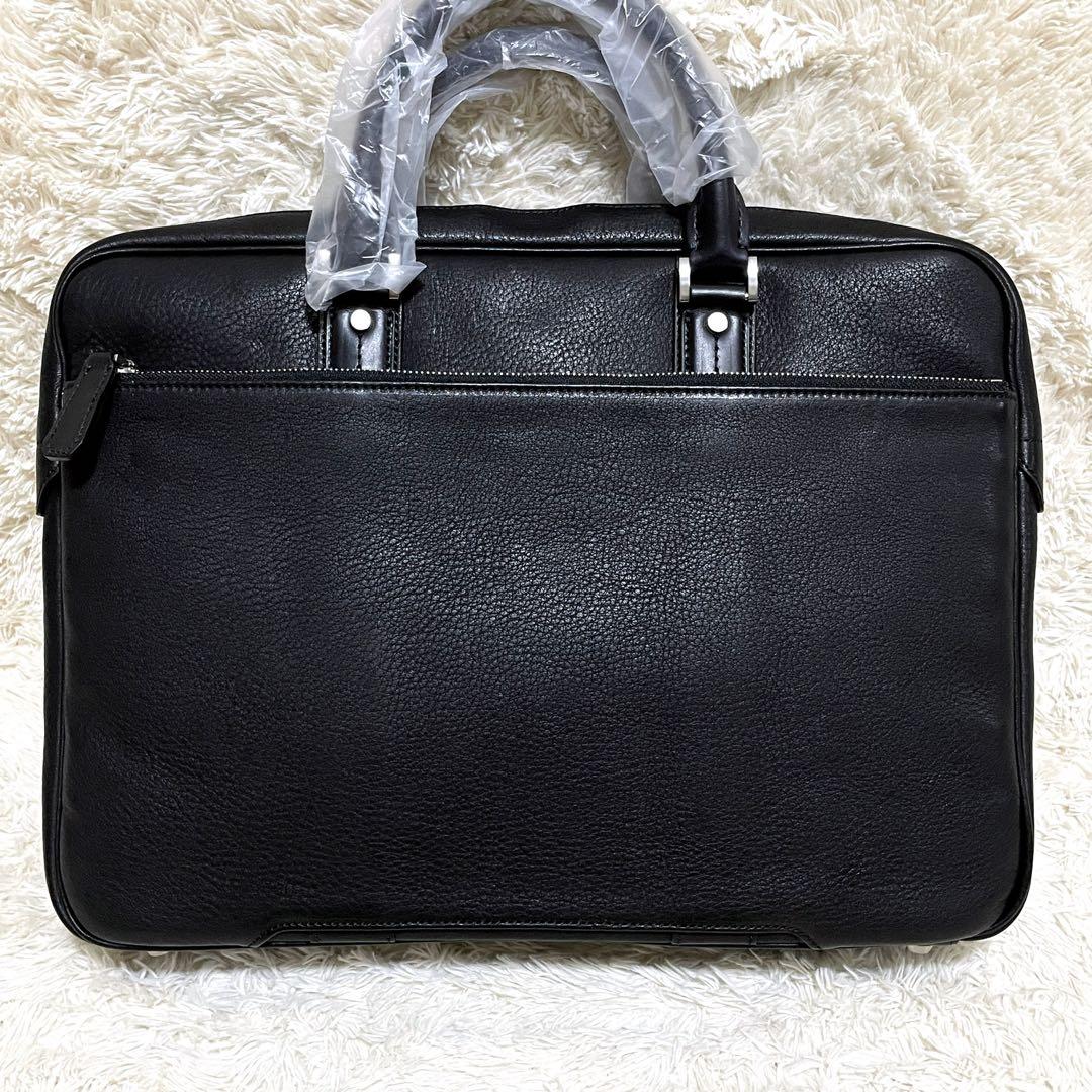 未使用】土屋鞄 ブレントブリーフ レザー シボ革 2wayビジネスバッグ