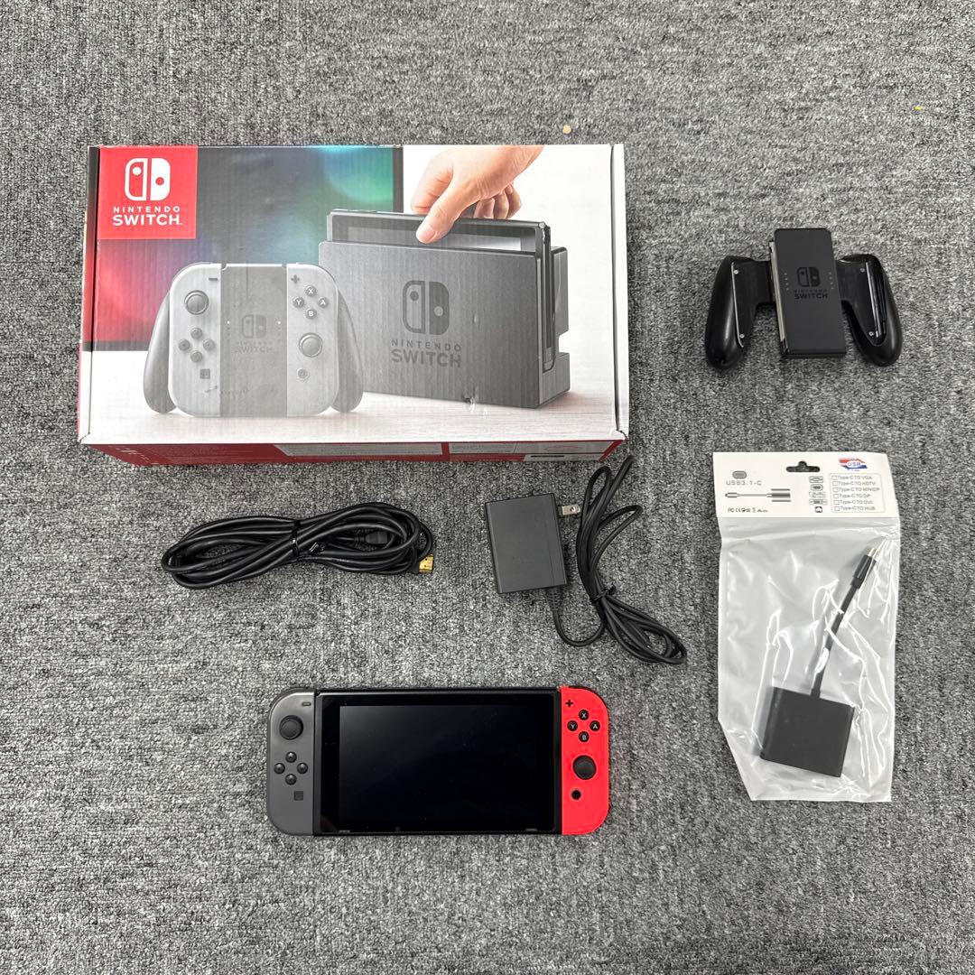 Nintendo Switch グレー HACモデル　ノーマルスイッチ Nintendo Switch 任天堂 [グレー] [型番:HAD-S-KAAAH]【新品・国内正規