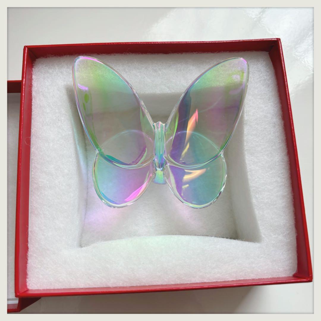 バカラ Baccarat クリスタルフィギュア ラッキーバタフライ 楽天市場】バカラ Baccarat クリスタルフィギュア ラッキーバタフライ