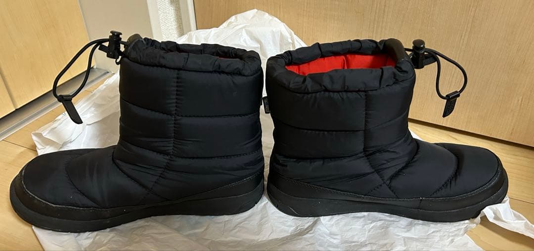 ノースフェイス レディース ブーツ 24.0ヌプシ 黒 NFW51686 - 靴