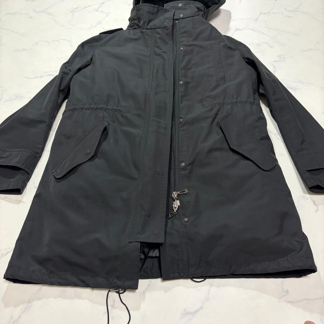 iCB モッズコート 5way 黒 ダウンライナー＆フォックスファー付き