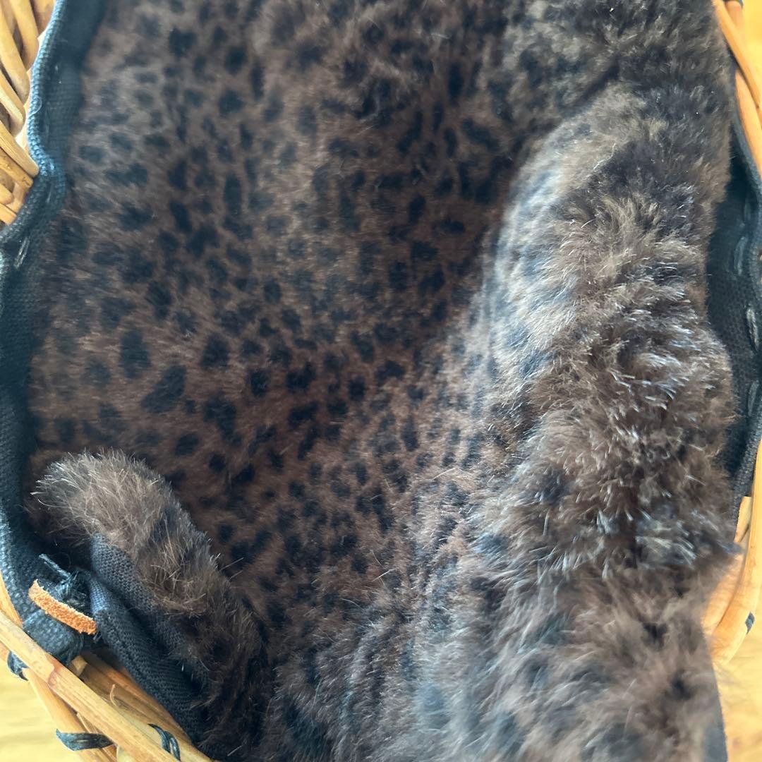 ebagos(エバゴス)のファー被せ付きかごバッグ - メルカリ