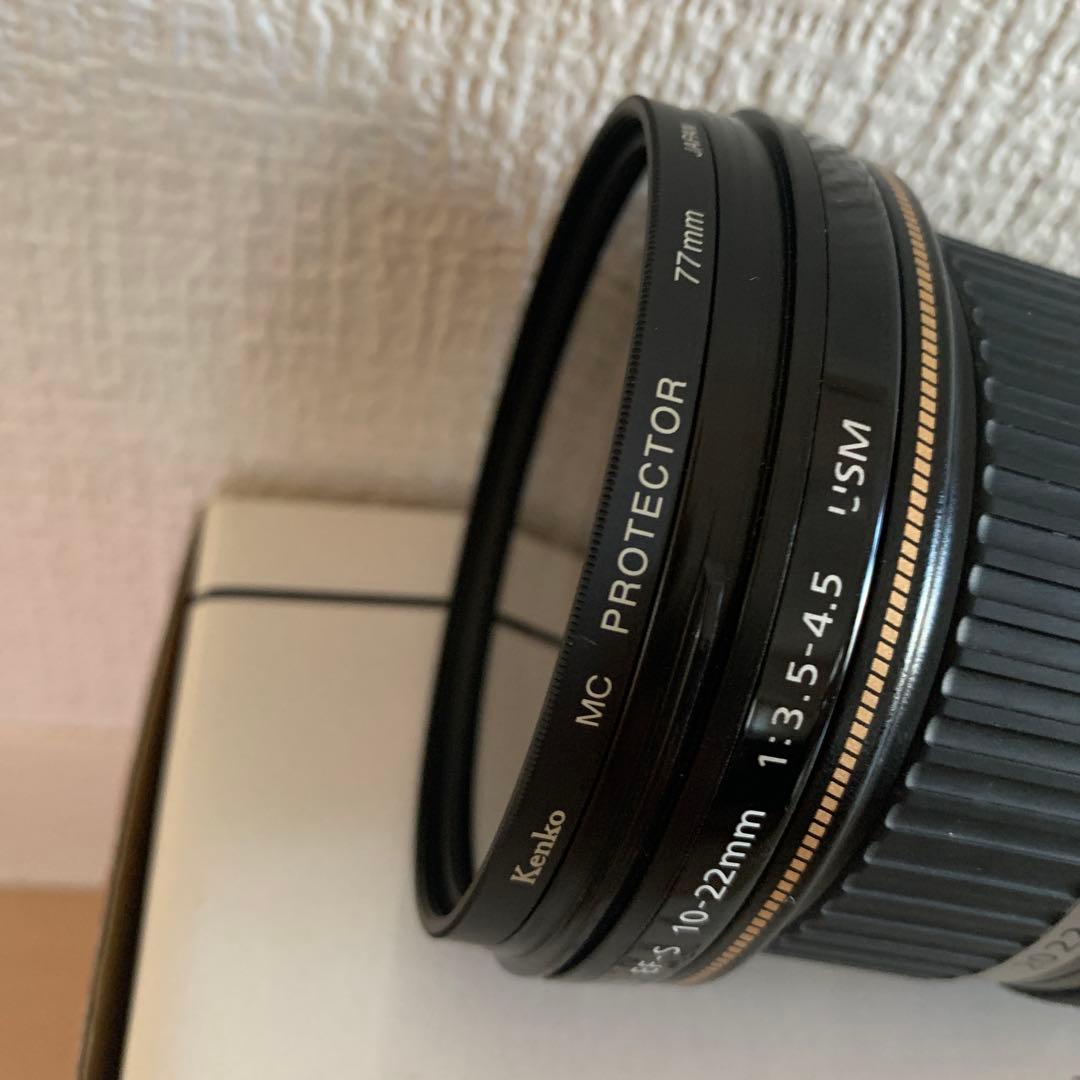 超広角単焦点☆キヤノン☆　EFS10-22 ｆ3.5-4.5 usm 元箱つき♪