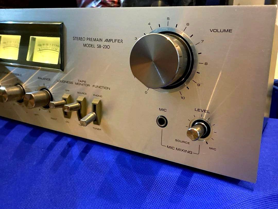 Aurex プリメインアンプ SB-230 オーレックス 動作品 パワーメーター