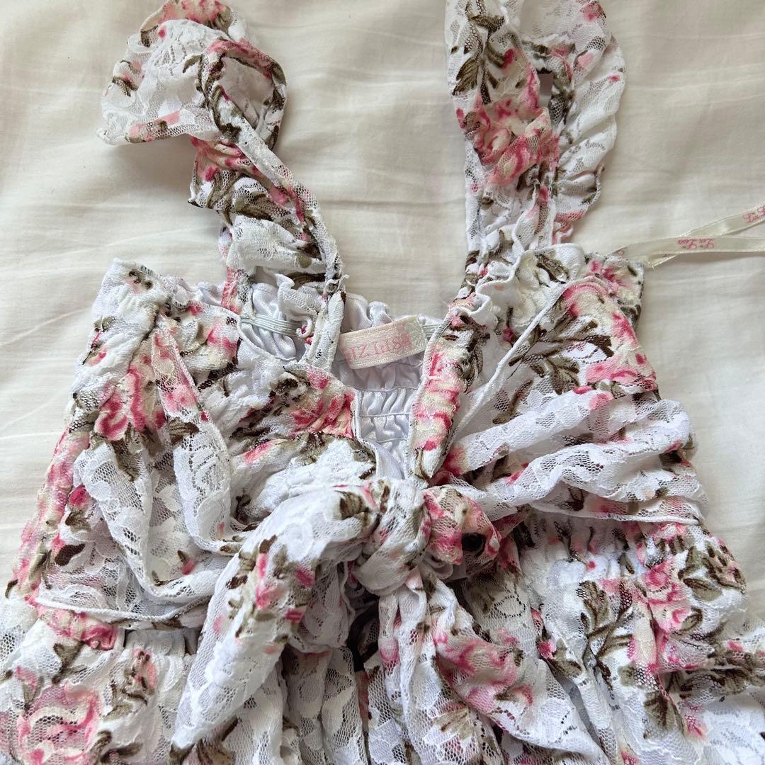 LIZ LISA トップス キャミソール 花柄 レース リズリサ 姫ギャル