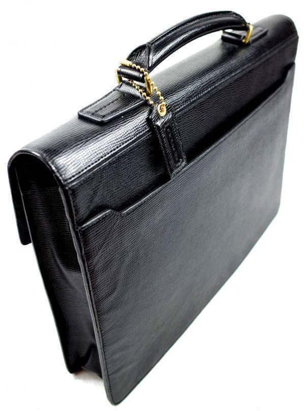 COACH コーチ 『ベッドフォード』 サフィアノレザー アタッシェ 【逸品