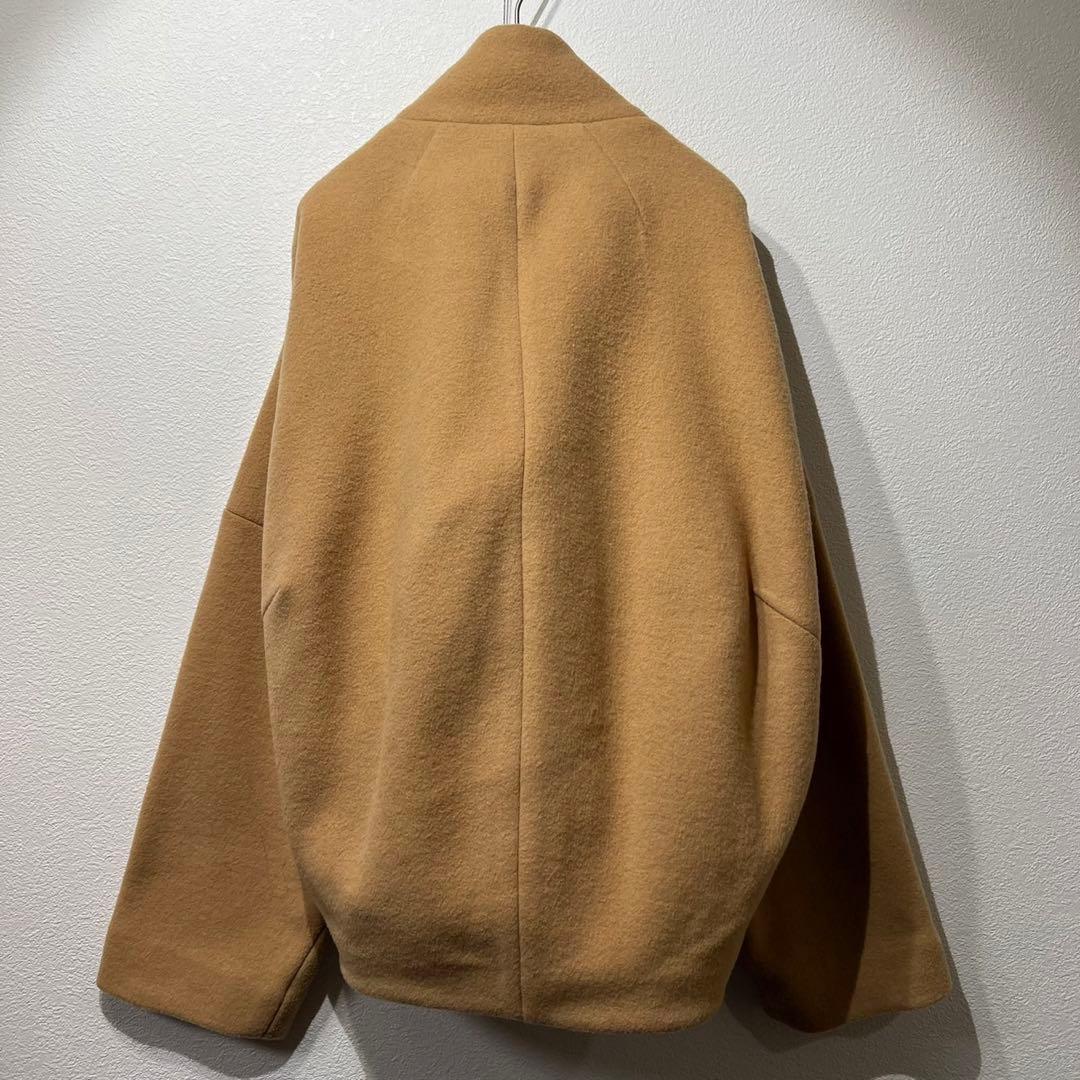 希少 美品 ENFOLD 上質 ウールリバー モッサショートドルマンコート