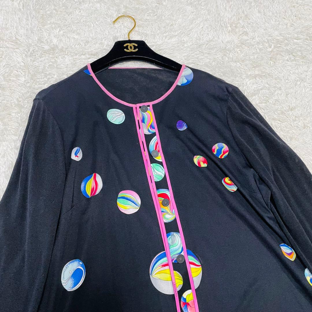 希少LLサイズ✨大きいサイズ◇美品✨レオナール カンカン アンサンブル