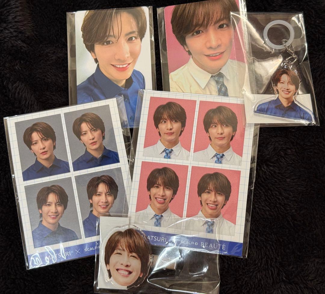 MATSURI 松岡卓弥 スカルプDボーテ チャーム トレカ シール クリップ