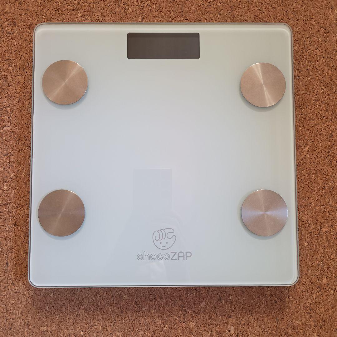 chocoZAP 体重計 ガラス製 - メルカリ