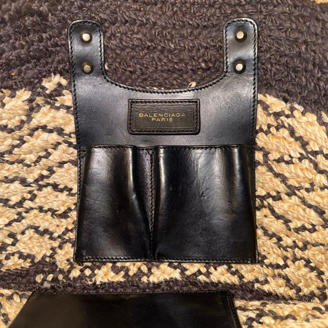 BALENCIAGA バレンシアガ ストローバッグ かごバッグ 515859 - メルカリ