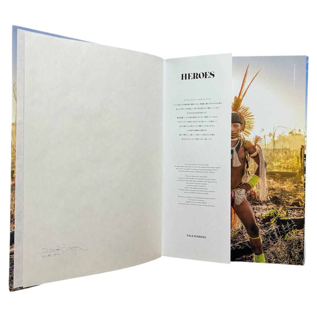 写真集 HEROES 初回限定版 ヨシダナギ 直筆サイン入り - メルカリ