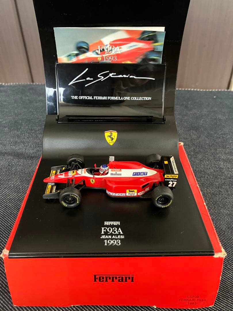 ミニカー F1 1/43 フェラーリF93A ジャン.アレジ 1993 - メルカリ