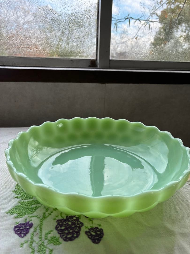 ファイヤーキング ジェダイ バブル シャロウボウル 未使用　美品 バブル シャロウボウル ジェダイ 1950年代製造 Fire-King