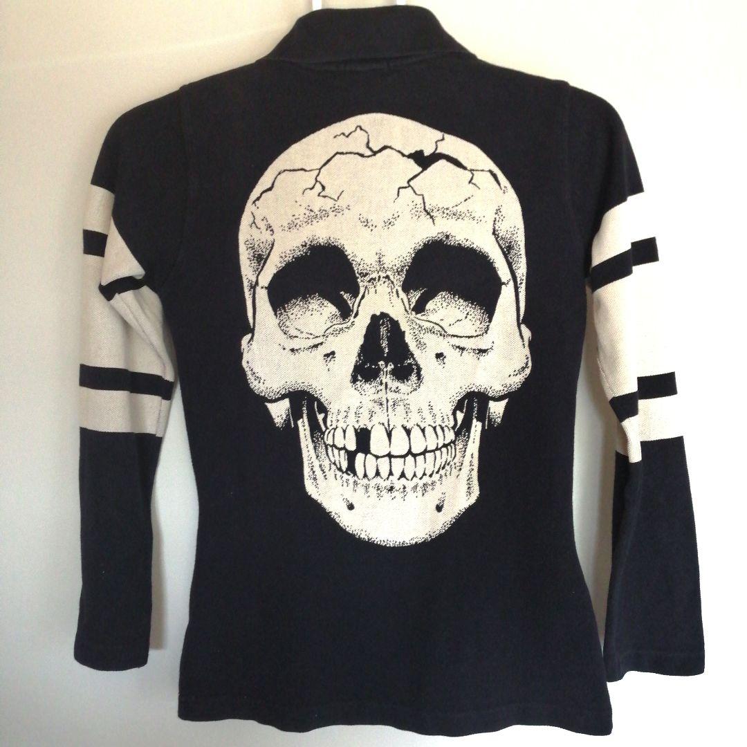 ヒステリックグラマー スカル ドクロ 骸骨 ポロ シャツ レア