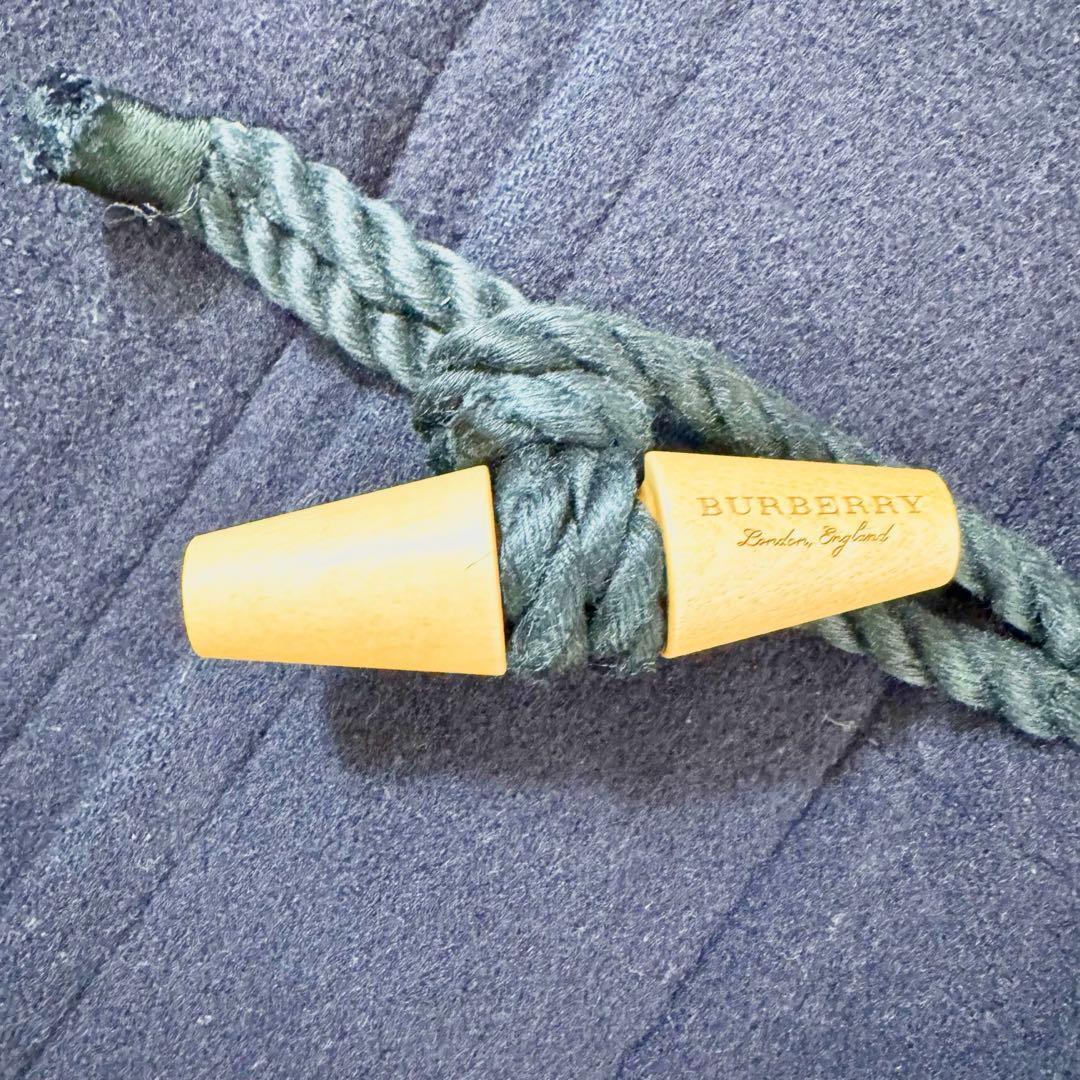 バーバリー ダッフルコート ロング フード ノバチェック 現行タグ