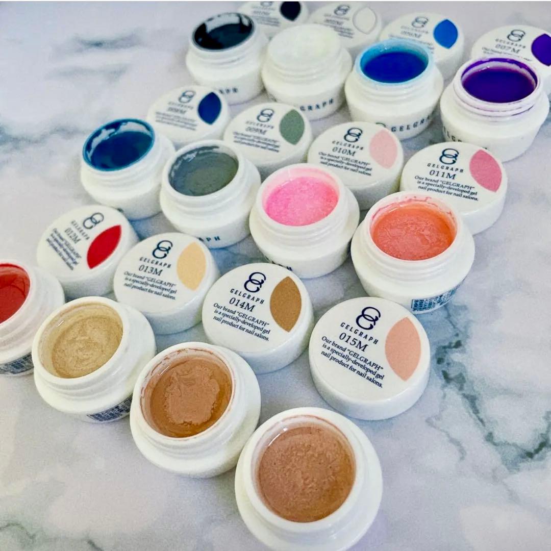 GELGRAPH カラージェル 12色まとめ売り マットジェル プロ用 22