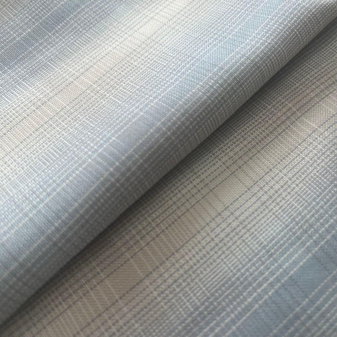 《美品》さく研究所 単衣 ウール 着物 SAKU Laboratory 格子