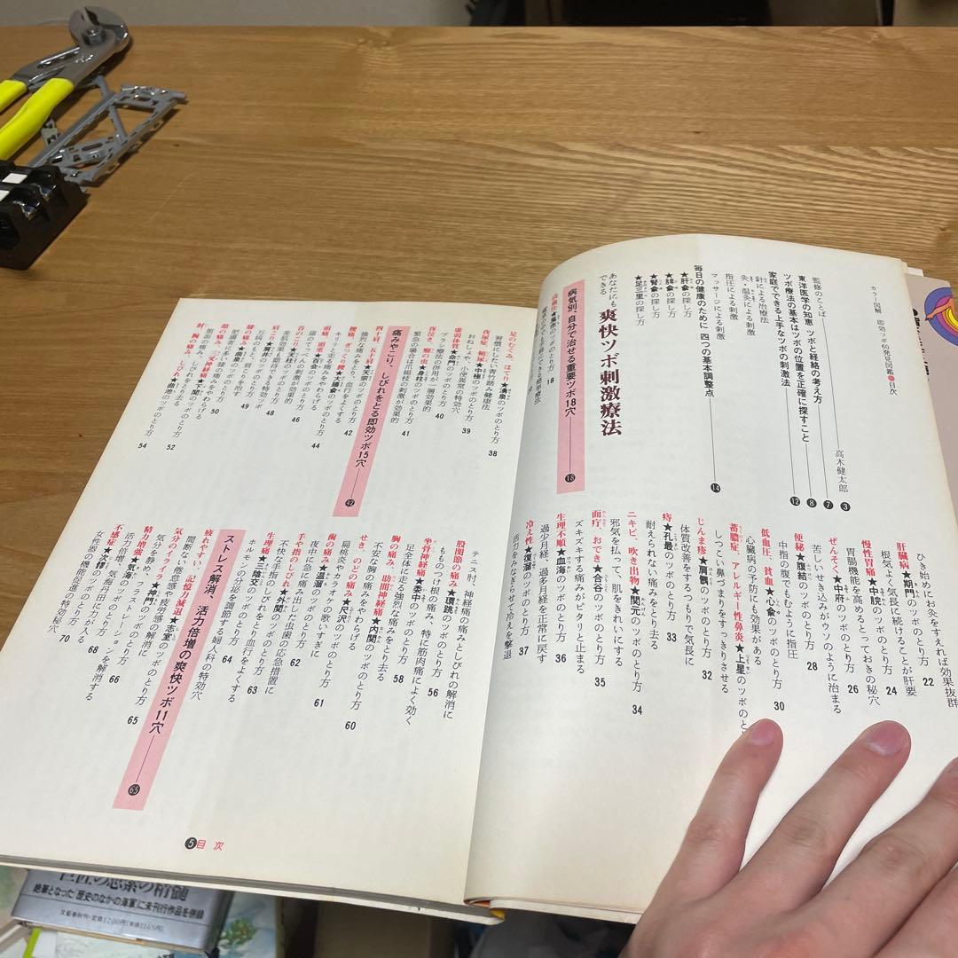 希少 絶版 即効ツボ60発見図鑑 高木健太郎監修 東京良導路研究所著
