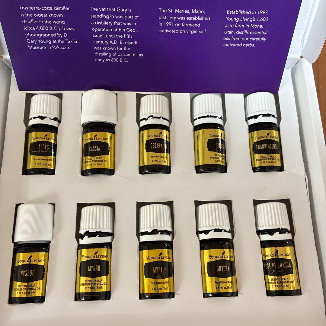 ヤングリヴィング聖書のオイル10本セット
