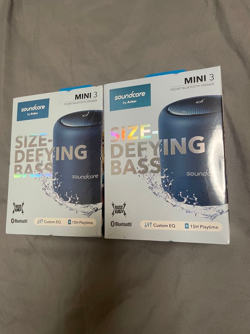 Anker Soundcore mini3 スピーカー 2個 ネイビー 紺色 Amazon.co.jp: Anker Soundcore Mini 3 Bluetooth スピーカー IPX7防水