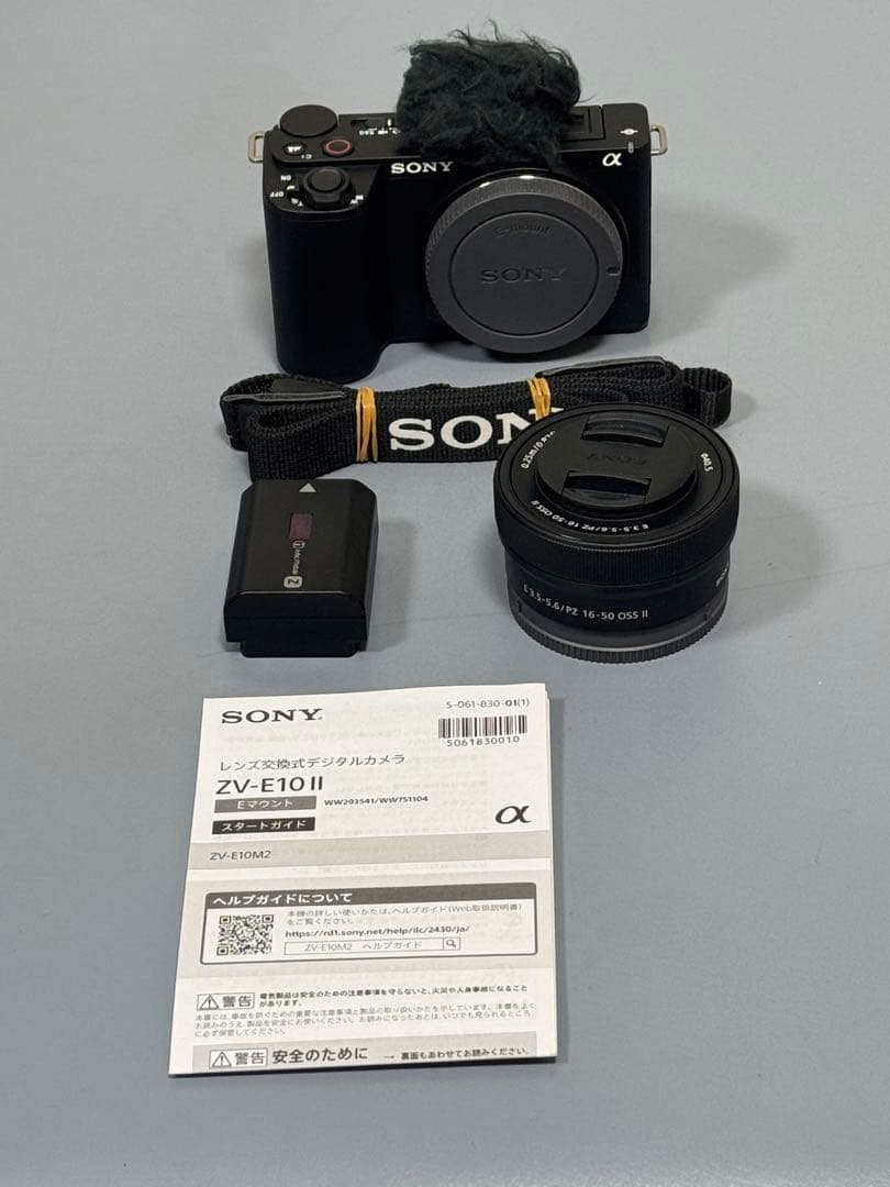 SONY ZV-E10 II ミラーレスカメラ　VF-405MP付属 Sony ZV-E10 II Mirrorless Digital Camera