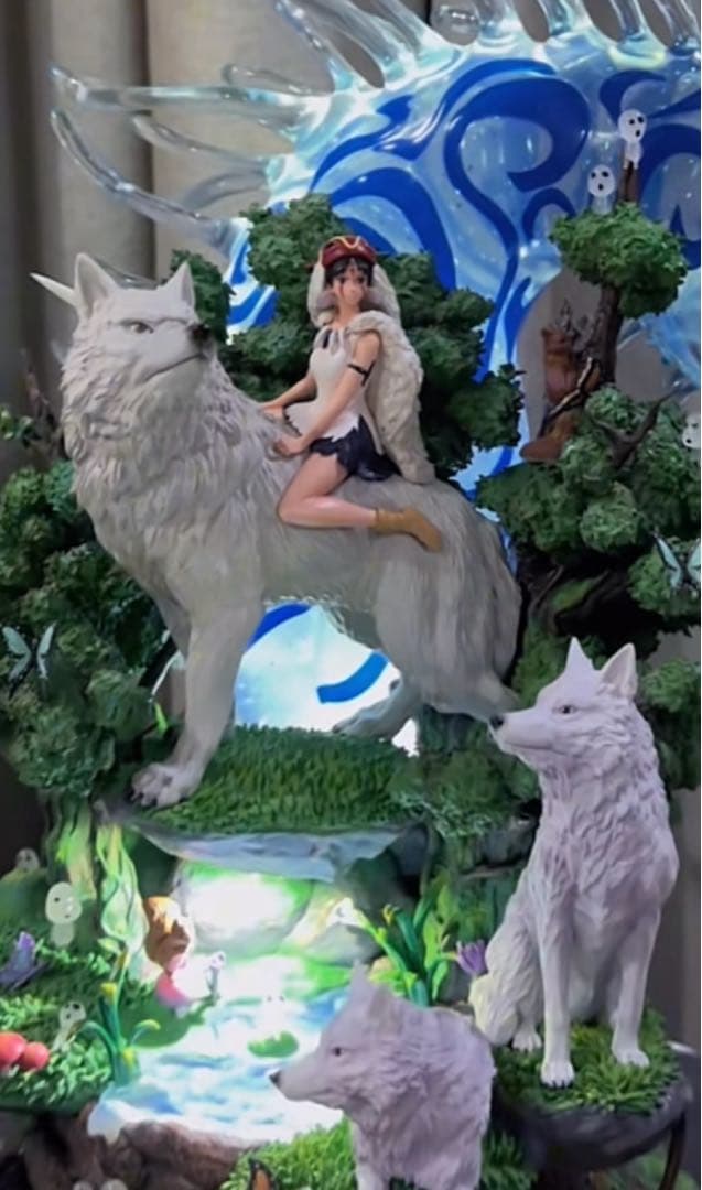 新品】ジブリ 宮崎駿 もののけ姫 フィギュア - メルカリ