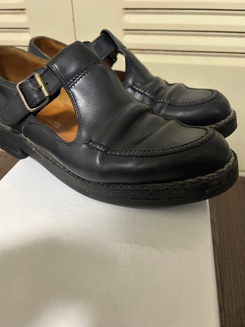 F.LLI Giacometti FG229 T-STRAPシューズ 40 - メルカリ