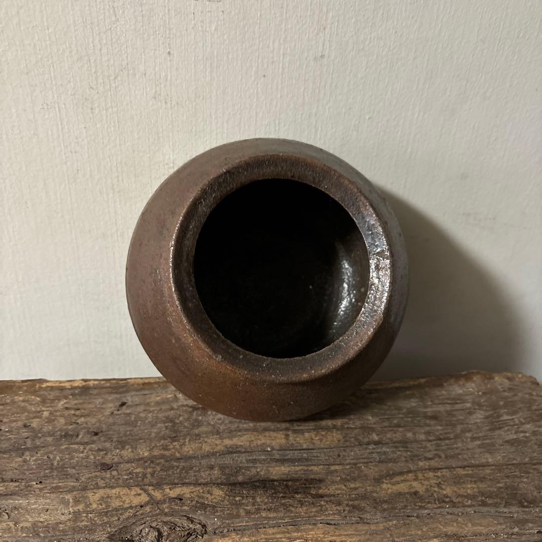 李朝 壺 オンギ 韓国アンティーク その23検：骨董アンティーク.花器