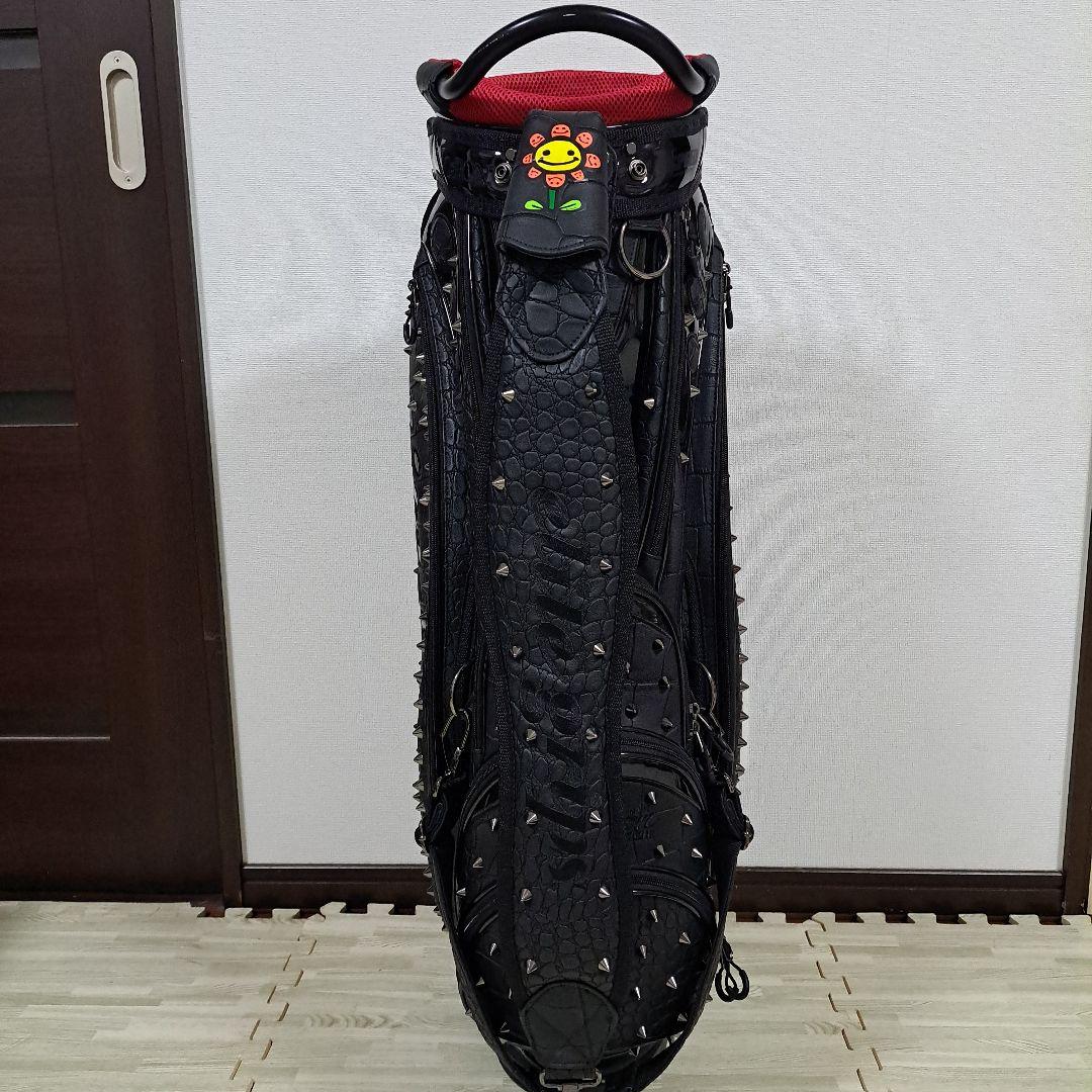 エリートグリップ ゴルフ ブラッククロコ スタッズ キャディバッグ