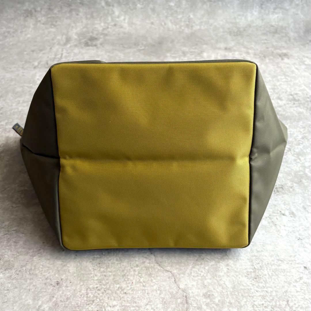 マヤコバ様】エルベシャプリエ 舟型 トート ハンドバッグ 1027N カーキ